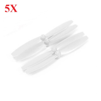 5X Gemfan 65mm Abs Propeller Blade Cw Ccw White For 615 6 X 15mm Coreless Motor Racing Quadcopter