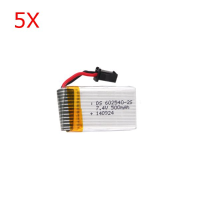 5X Jjrc H8d H8c Dfd F183 Rc Quadcopter Spare Part 7.4V 500mah Battery