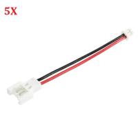 5X Jst 1.25Mm 2 Pin Micro Male Female Connector Plug 40mm Wires Cables For Blade Inductrix