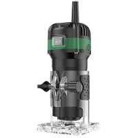 6.35 Mm 800W Elektrische Handfrees Houtfrees Elektrische Trimachine 6 snelheden instelbaar 33000RPM Koperen motor Houtbe
