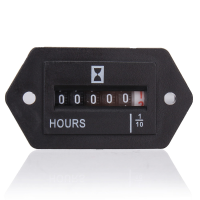 6 80V Dc Hour Meter Low Power Consumption Bezel Firm Durable