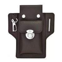 6.9 Inch Mobiele Telefoon Tas Mannen Multifunctionele Diefstalbestendige Waterdichte Heuptas Hang Sleutels Riemtas Telef