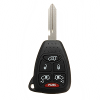 6 Button Remote Lgnition Key Shell Case Uncut Blade For Chrysler Dodge