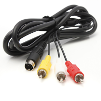 6 Feet Audio Video Av Rca Connection Cable Fits Sega Genesis 2 / 3 A/v