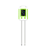 6 In 1 Bodem pH Meter Vruchtbaarheid Vochtigheid Licht Temperatuur Luchtvochtigheid Tester Hoge Precisie Rotatable LCD S