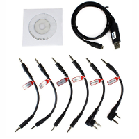 6 In 1 Usb Programming Cable For Yaesu Baofeng Uv 5r Bf 888s For Kenwood Puxing For Motorola For Icom Radio Walkie Talkie C9002a