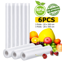 6 Roll Audew Vacuümafdichtfolie Huishoudelijk Voedsel Groente BPA vrij