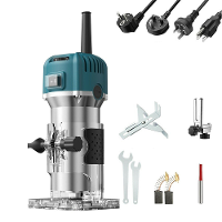 6 Snelheid 800W Compacte Houtfrees Elektrische Trimmachine 30000rpm Houtbewerking Frezen Graveren Thuis Doe het zelf Ger