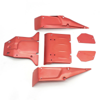 6 STKS Feiyue Metalen Auto Body Plaat voor FY03 FY03H 1/12 RC Voertuigen Model Onderdelen FY CM03