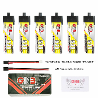 6 Stuks Gaoneng 3.8V 530mAh 90C 1S LiHV batterij A30 stekker voor Sub250 Nanofly20 Emax Tinyhawk S BetaFPV Beta75X