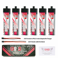 6 Stuks Gaoneng 3.8V 550mAh 100C 1S LiHV batterij A30 plug voor HGLRC DraShark Emax Tinyhawk S BetaFPV Beta75X