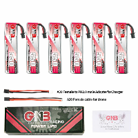 6 Stuks Gaoneng 3.8V 550mAh 100C 1S LiHV batterij A30 stekker voor Emax Tinyhawk S BetaFPV Beta75X