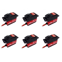6 Stuks JX Servo PDI 6225MG 300 graden PDI 6225MG 25kg Metaal Gear Digitale Servo voor RC Vliegtuig