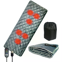 6 Zone USB aangedreven elektrische verwarmingsbeddeken en slaapzakverwarming met oververhittingsbeveiliging,2U/4U/6U/8U/