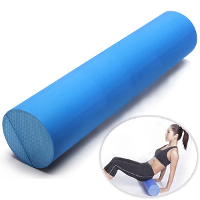 60X15cm Eva Yoga Gym Pilates Fitness Foam Roller Home Gym Massage Band