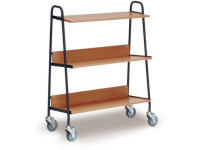 610 Ordnerwagen Staal Poedercoating Laadvermogen (max.): 120 Kg
