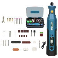 66 Delige elektrische draadloze roterende toolkit 7,4V oplaadbaar 50W 25000 RPM precisie slijpen polijsten snijden hout