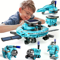6In1 STEM Zonne robotkit Kinderen Educatieve Bouwwetenschap Experiment Speelgoed Jongens Meisjes Verjaardagscadeaus