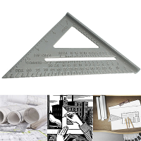 6Inch New Aluminium Alloy Square Measuring Tool Use As Protractor Miter Framing Square