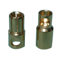 6Mm Gold Plated Banana Plug Car Battery Connector