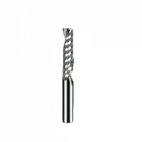 6Mm Schacht Volledig Hardmetaal Spiralfrezen Enkelvoudige Vleugel O Type voor CNC Frezen Aluminium Hout Acryl PVC & MDF