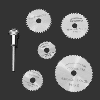 6Pc Hss Circular Saw Blade Set For Metal & Dremel Rotary Tools