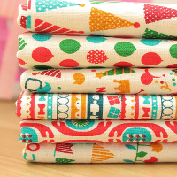 6Pcs 0x1450cm Cotton Bunting Series Sewing Cloth Pillowcase Curtain Handwork Diy Patchwork Fabr