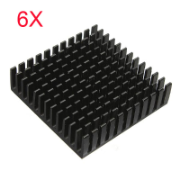 6Pcs 40x40x11mm Aluminum Heat Sink Heatsink Cooling