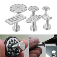 6Pcs Aluminum Pdr Glue Puller Tabs Car Body Dent Repair Hail Removal Tool