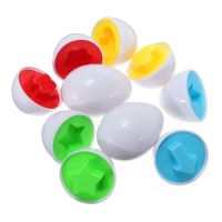 6Pcs Baby Capsule Eggs Smart Matching Pairings Educational Egg Toys