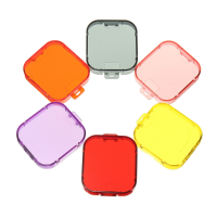 6Pcs Camera Case Lens Filter Colorful Underwater Sea Diving For Gopro Hero 3 Sjcam Sj4000 Sport Camera