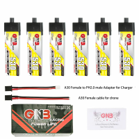 6Pcs Gaoneng 3.8V 530mAh 90C 1S LiHV Batterij A30 Plug voor Emax Tinyhawk S BetaFPV Beta75X