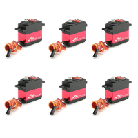 6PCS JX PDI 6221MG 20KG Groot Koppel Digitaal Standaard Servo 180 Graden Voor RC Vliegtuig