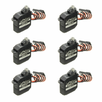 6PCS JX Servo DHV56MG 5.6G DS Digital Coreless MG Metal Gear HV Servo 1.2Kg 0.10Sec Voor RC Vliegtuig