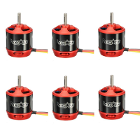 6PCS Racerstar BR2830 1300KV 2 4S Borstelloze motor voor RC Vliegtuig