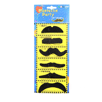 6Pcs Stylish Costume Fake Mustache For Costume Party