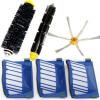 6Pcs Vacuum Cleaner Accessories Filters Brush Pack Kit For Irobot Roomba 600 Series 600 620 630 650