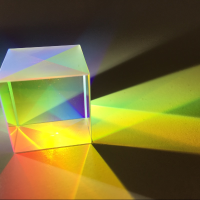 6Pcs X cube Dichroic Cube Prism RGB Combiner Splitter DIY Decoration Education