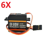 6X Emax Es3103e 17g Analog Servo For Rc Model