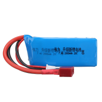 7.4V 2000mAh 20C 2S LiPo Batterij T/JST stekker voor HSP RGT 18000 Wltoys A959 b A969 b A979 b K929 B RC Auto
