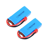 7,4V 2200mAh 25C 2S LiPo batterij T Deans Plug voor Mjx 16210 16208 16207 1/16 MJX HYPER GO 14301 14302 Rc Car
