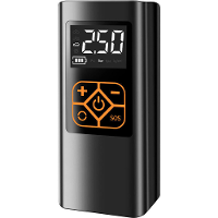 7.4V 60W Draagbare Auto Bandenluchtcompressor Oplaadbaar LCD display Auto Luchtcompressor Inflator Voor Motorfietsen Fie
