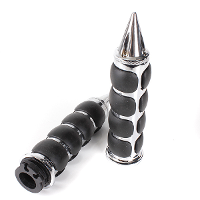 7/8 Inch Motorcycle Chrome Handlebar Grips For Triumph Ducati Guzzi