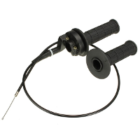 7/8Inch 22mm Throttle Hand Grips Twist With Cable Atv Quad Pit Dirt Bike 50cc To190cc