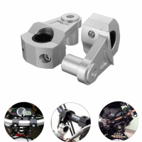 7/8Inch 28/22mm Aluminum Motorcycle Bike Handlebar Handle Fat Bar Mount Clamp Riser