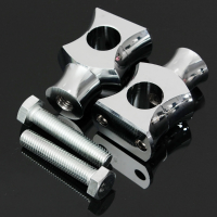 7/8Inch Handlebar Risers Clamp For Harley Cruisers Bobber Chopper