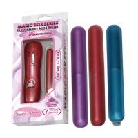 7 Function Vibrating Waterproof Fluorescent Long Bullet Vibrator