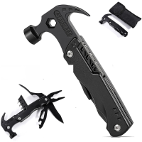 7 In 1 Automatische Veiligheidshamer Multitool Compact Roestvrijstalen Overlevingstool Draagbaar Geschikt voor Outdoor K