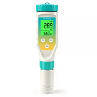 7 In 1 Waterkwaliteitstester Pen pH/EC/TDS/Zout/ORP/FAC/Temperatuur LCD weergave 3 Parameters gelijktijdig Zwembad Spa H