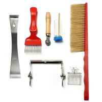 7 Pcs Beekeeping Equipment Tools Brush Uncapping Fork Queen Catcher